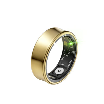 Titanium Smart Health Ring – AI Fitness & Sleep Tracker