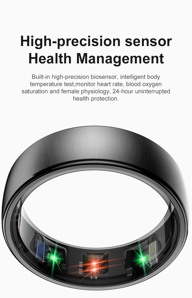 Wireless AI Smart Health Ring – Unisex Fitness & Sleep Tracker