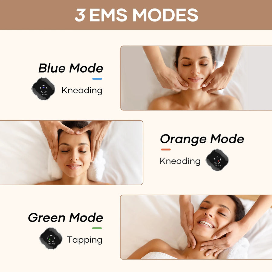 EMS Facial Lifting Mask Reduce Double Chin Electric Cheek Lift