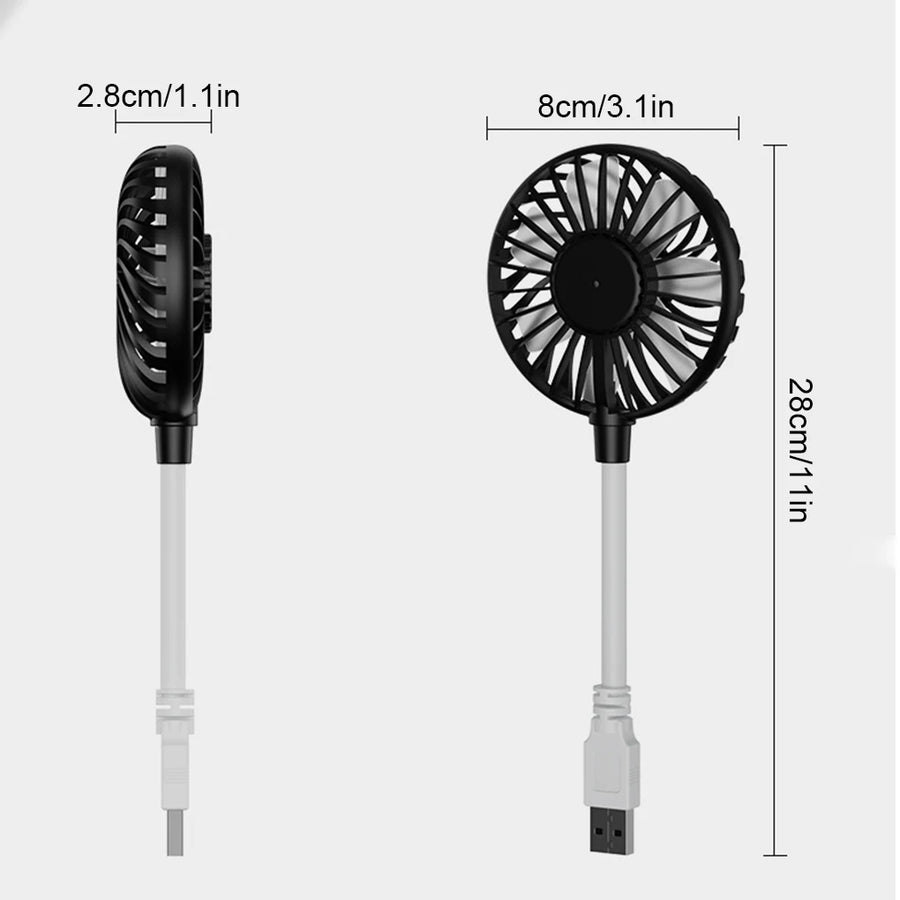 Mini USB portable  Fan – Silent Flexible