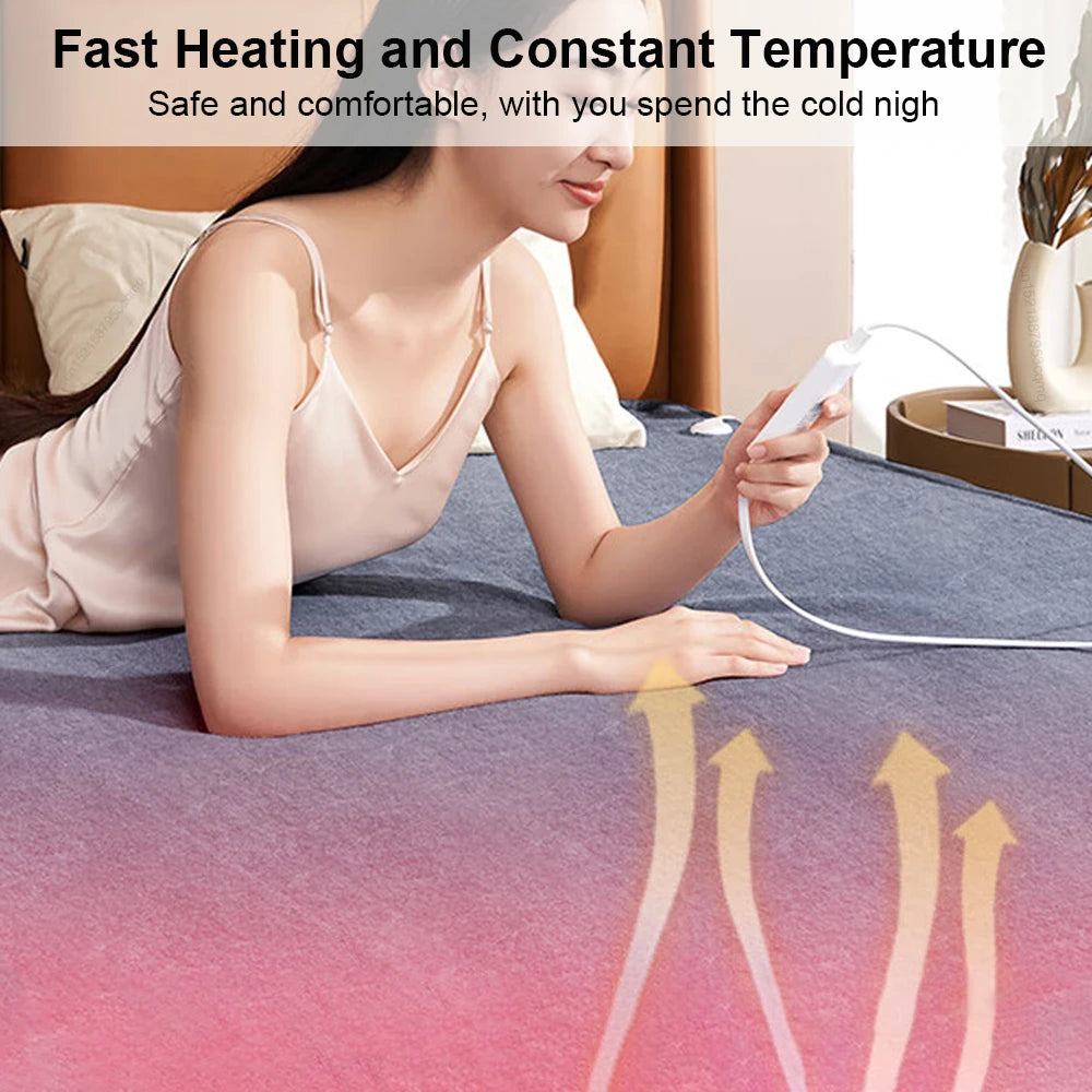 WarmPro Electric Heated Blanket – Fast, Adjustable Warmth