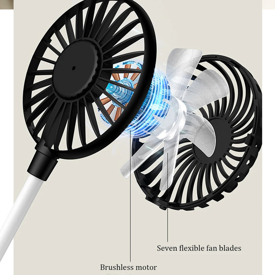 Mini USB portable  Fan – Silent Flexible