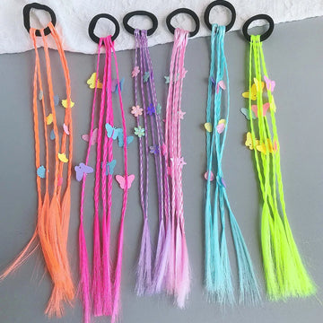 Colorful Braided Hair Extensions for Girls