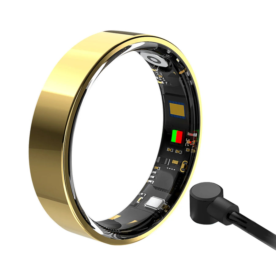 Waterproof Smart Ring 2025 – Heart Rate & Sleep Monitor & Cycle track