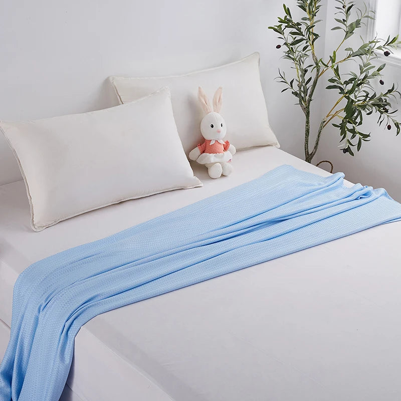 100% Bamboo Fiber Cooling Summer Blanket