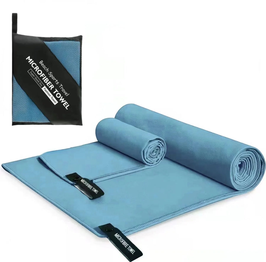 Quick-Dry Microfiber Sports Towel – Pocket-Size, Ultra Absorbent