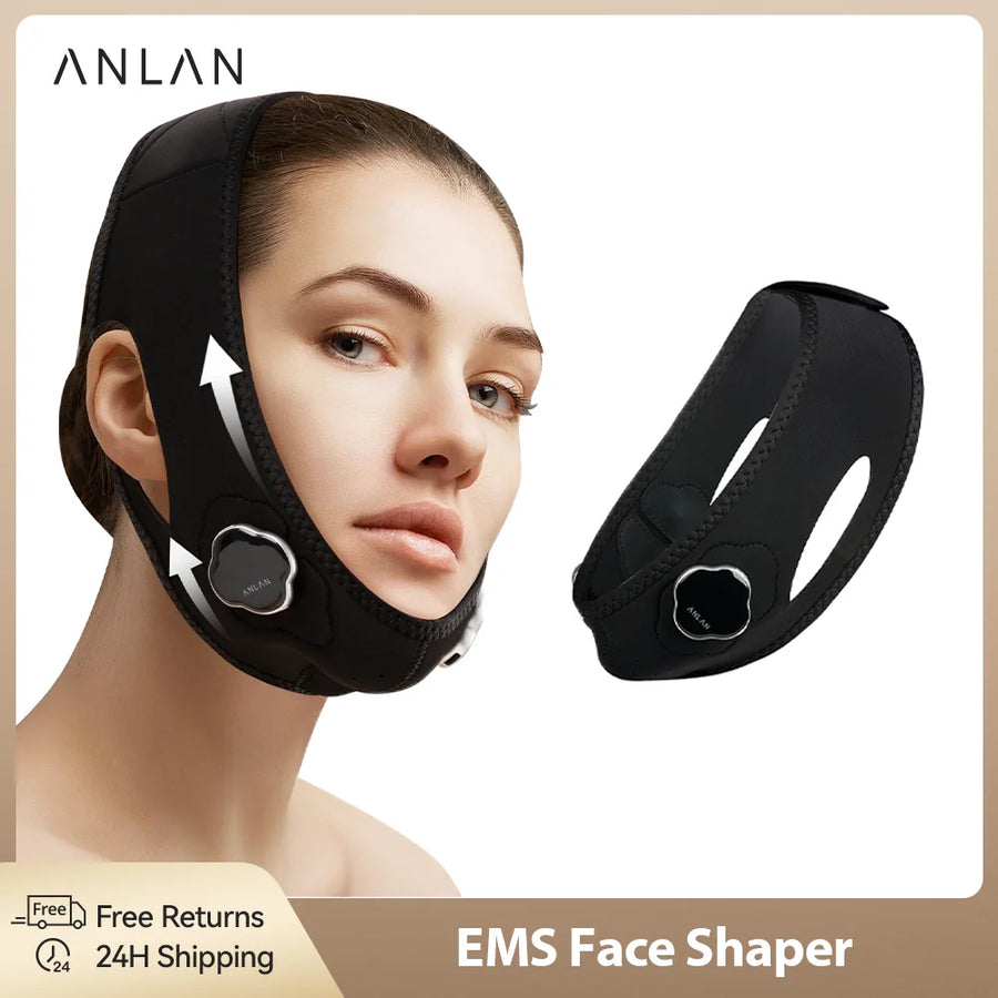 EMS Facial Lifting Mask Reduce Double Chin Electric Cheek Lift