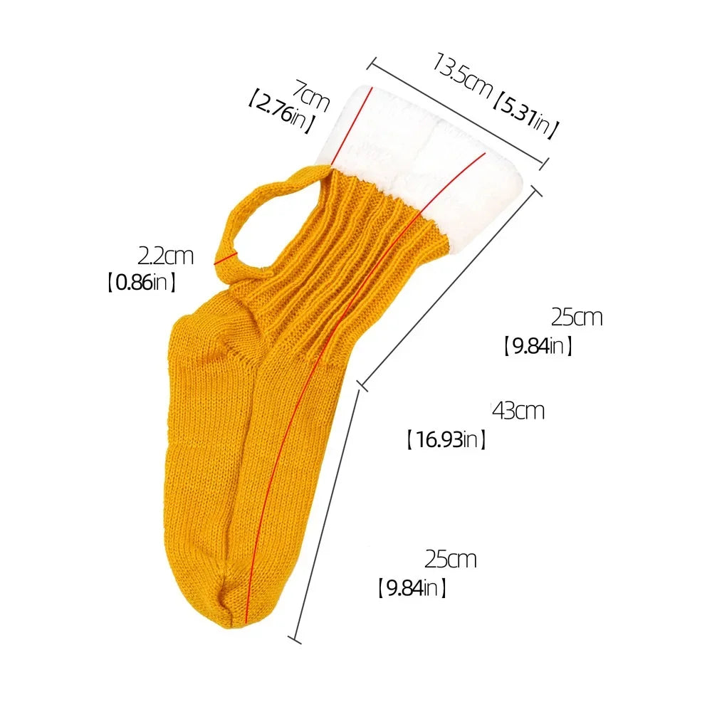 Cozy Beer Mug Knit Floor Socks