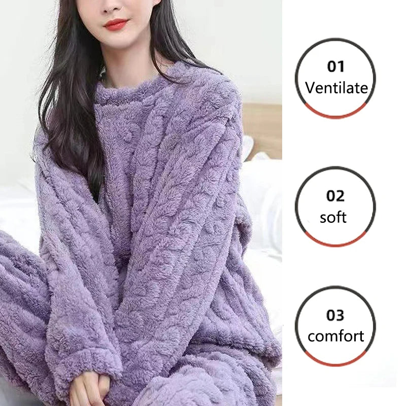 Cozy Core Flannel Sleep Set – Ultra-Soft Winter Loungewear
