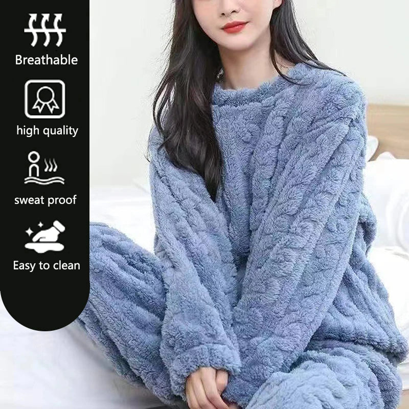 Cozy Core Flannel Sleep Set – Ultra-Soft Winter Loungewear