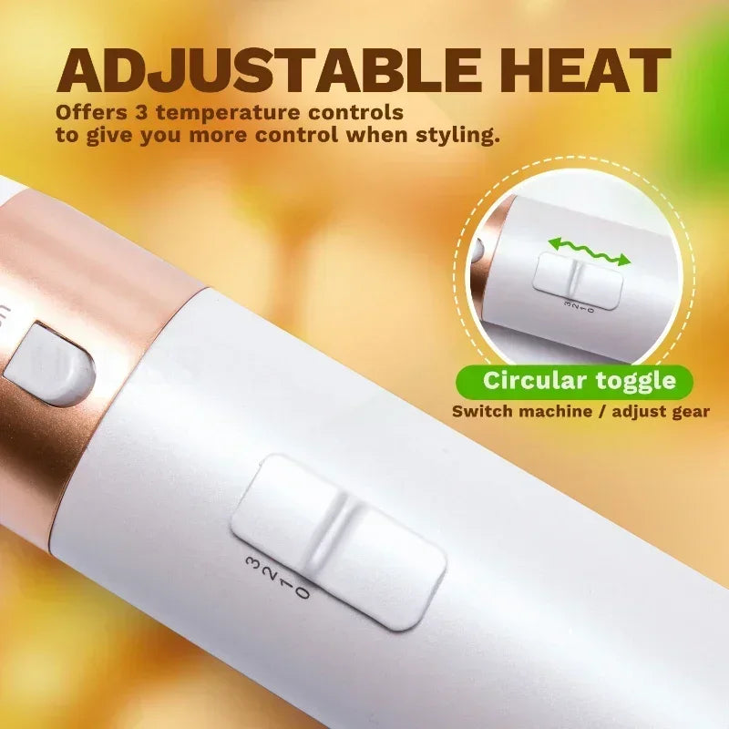5-in-1 Hair Dryer Brush Set – Hot Air Styler with Curling Iron