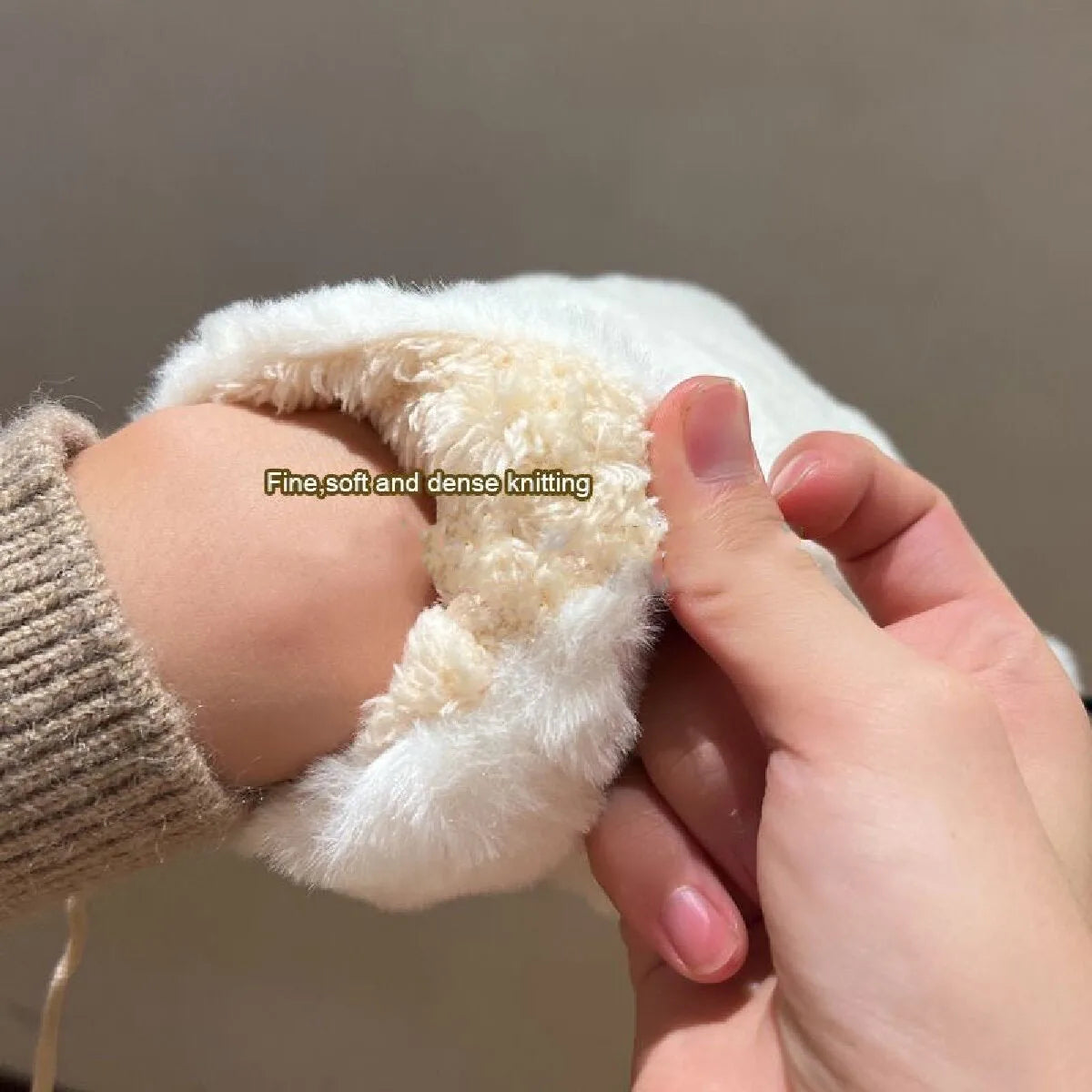 Cozy Plush Paw Winter Gloves for Kids Adults