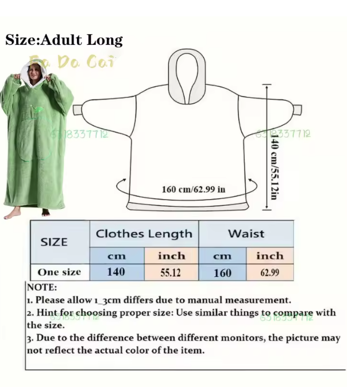Cozy TV Wearable  Blanket Loungewear Suit