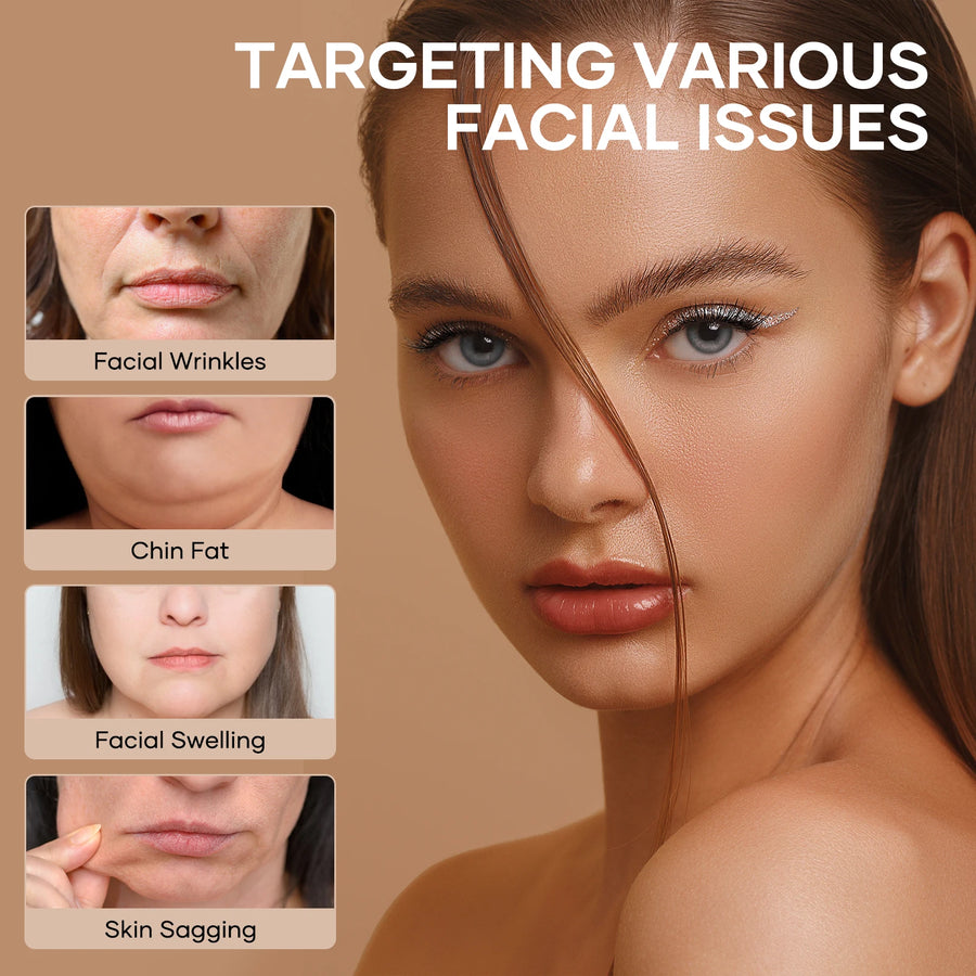 EMS Facial Lifting Mask Reduce Double Chin Electric Cheek Lift