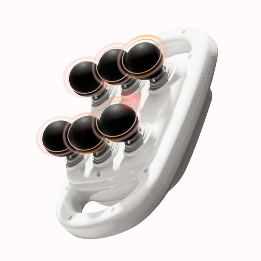 6-Head Fascia Massage Gun for Back & Waist