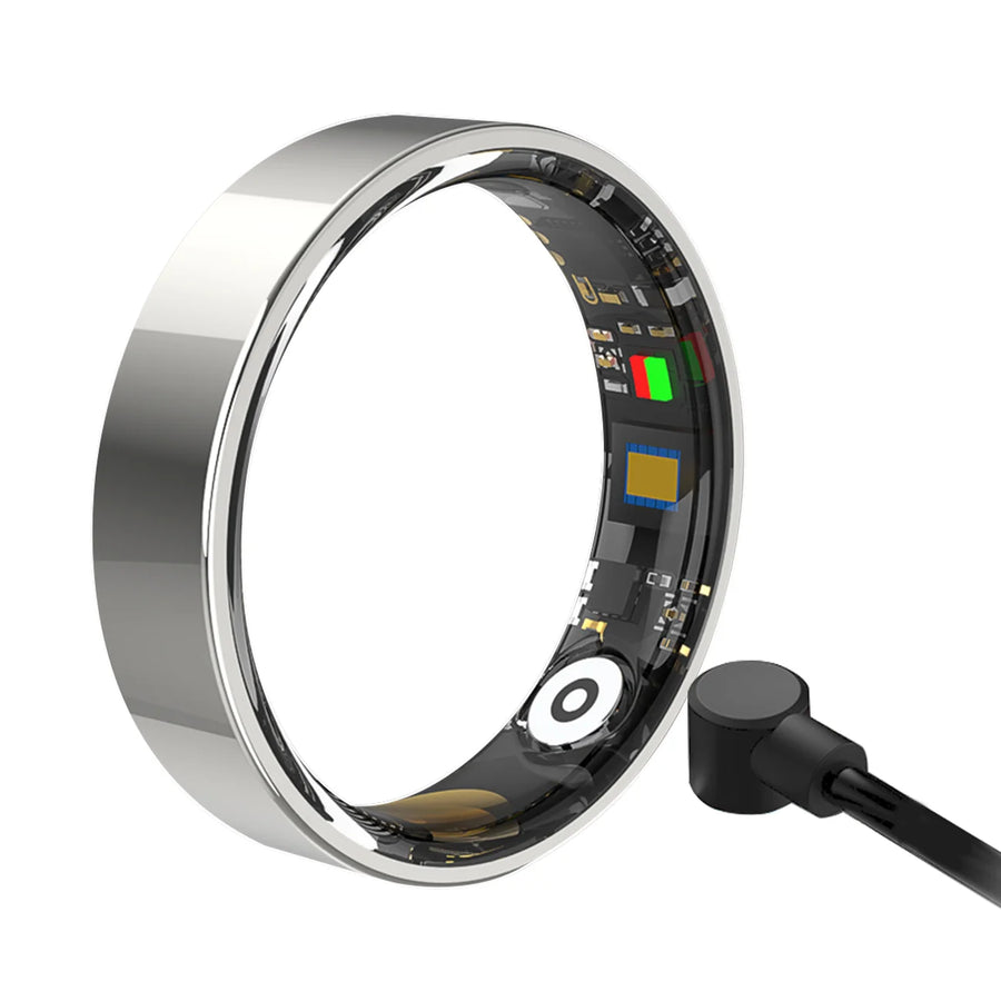 Waterproof Smart Ring 2025 – Heart Rate & Sleep Monitor & Cycle track