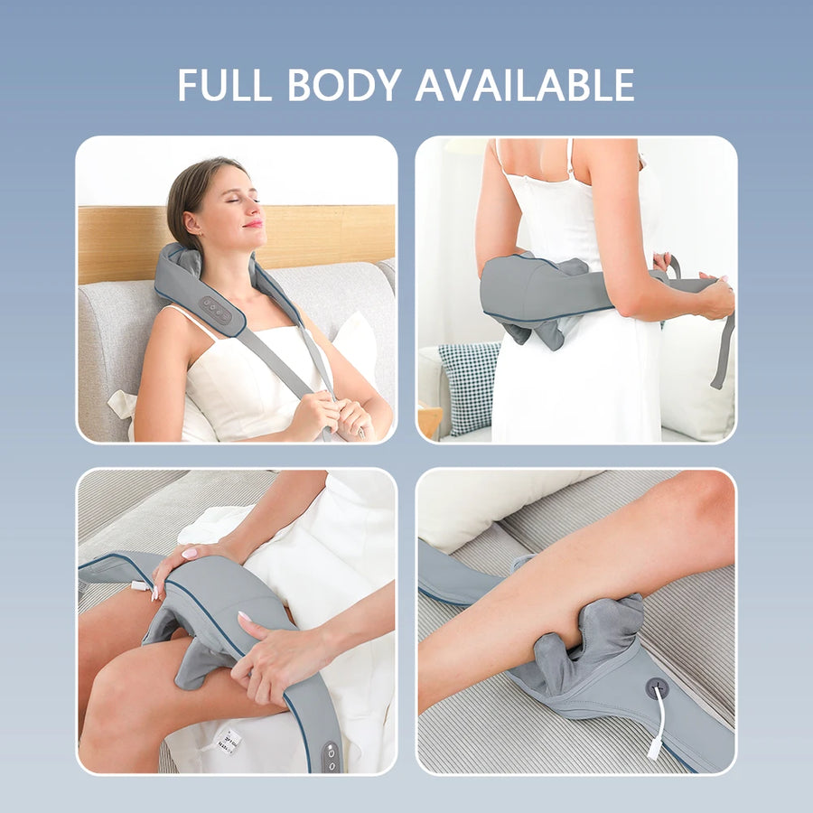 Wireless Neck and Shoulder Massager Trapezius & Cervical Pain Relief