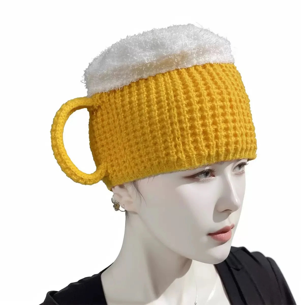 Cozy Beer Mug Knit Floor Socks