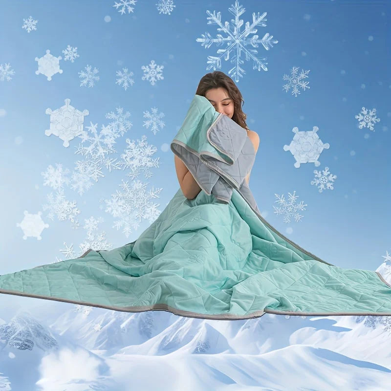 Ultra-Soft Summer Cooling Blanket – Breathable Bamboo Fiber Blanket