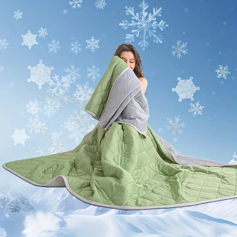Ultra-Soft Summer Cooling Blanket – Breathable Bamboo Fiber Blanket