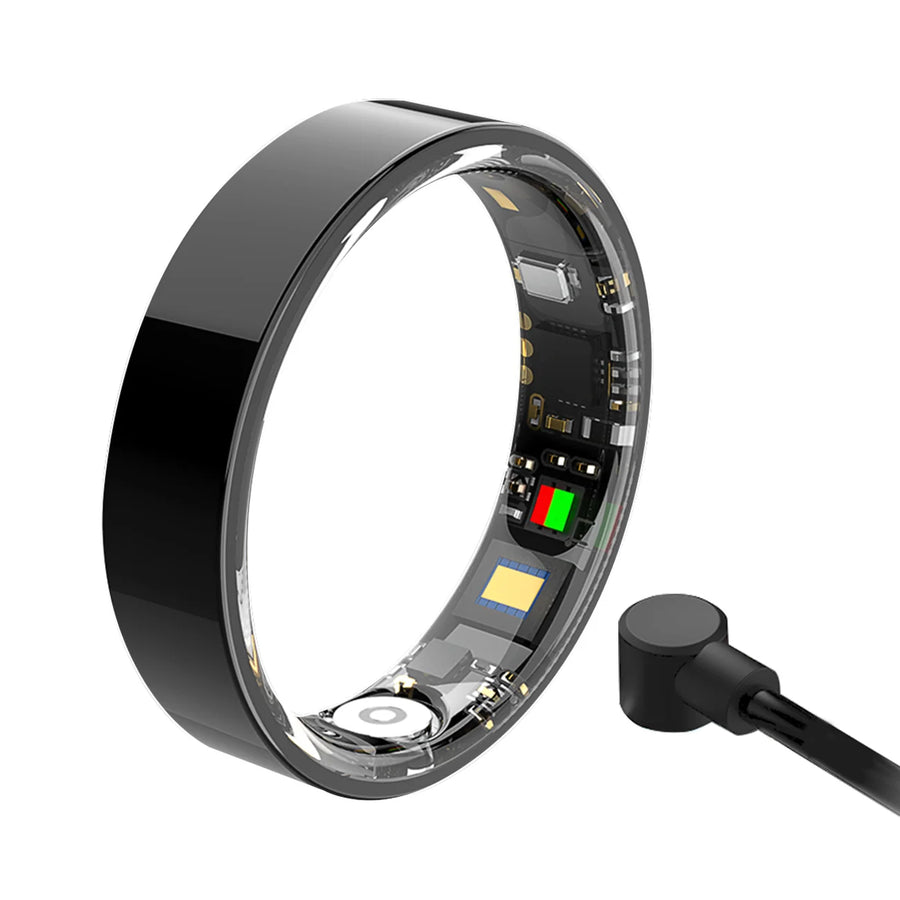 Waterproof Smart Ring 2025 – Heart Rate & Sleep Monitor & Cycle track