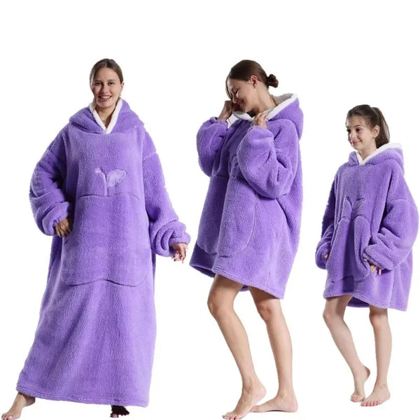 Cozy TV Wearable  Blanket Loungewear Suit 