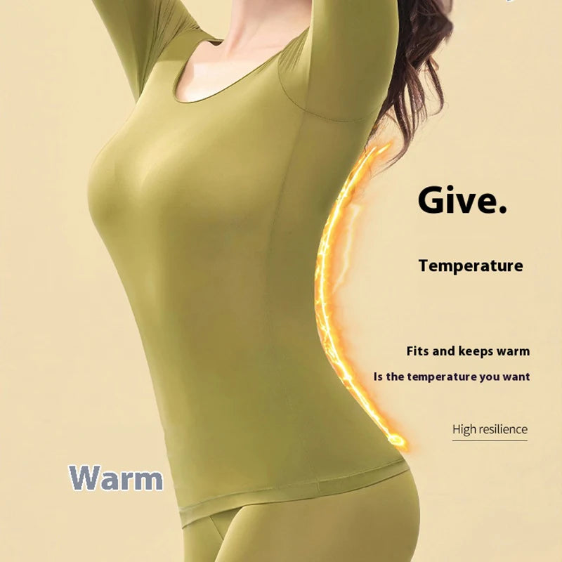 CozyLayer Thermal Set Underwear for Woman