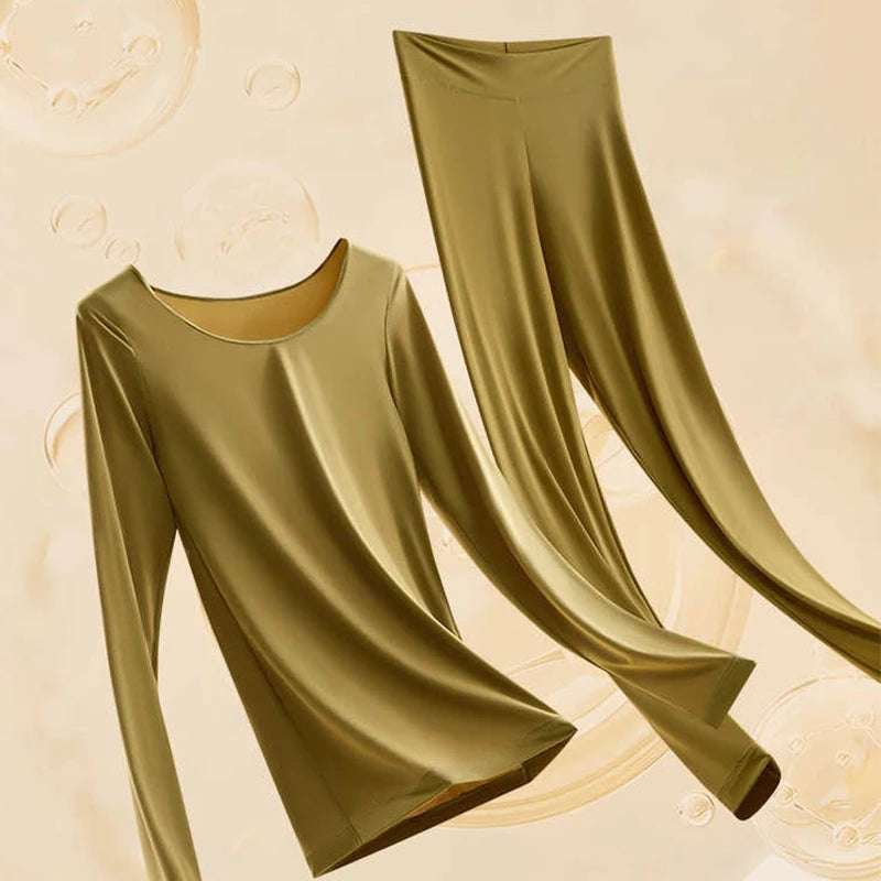 CozyLayer Thermal Set Underwear for Woman